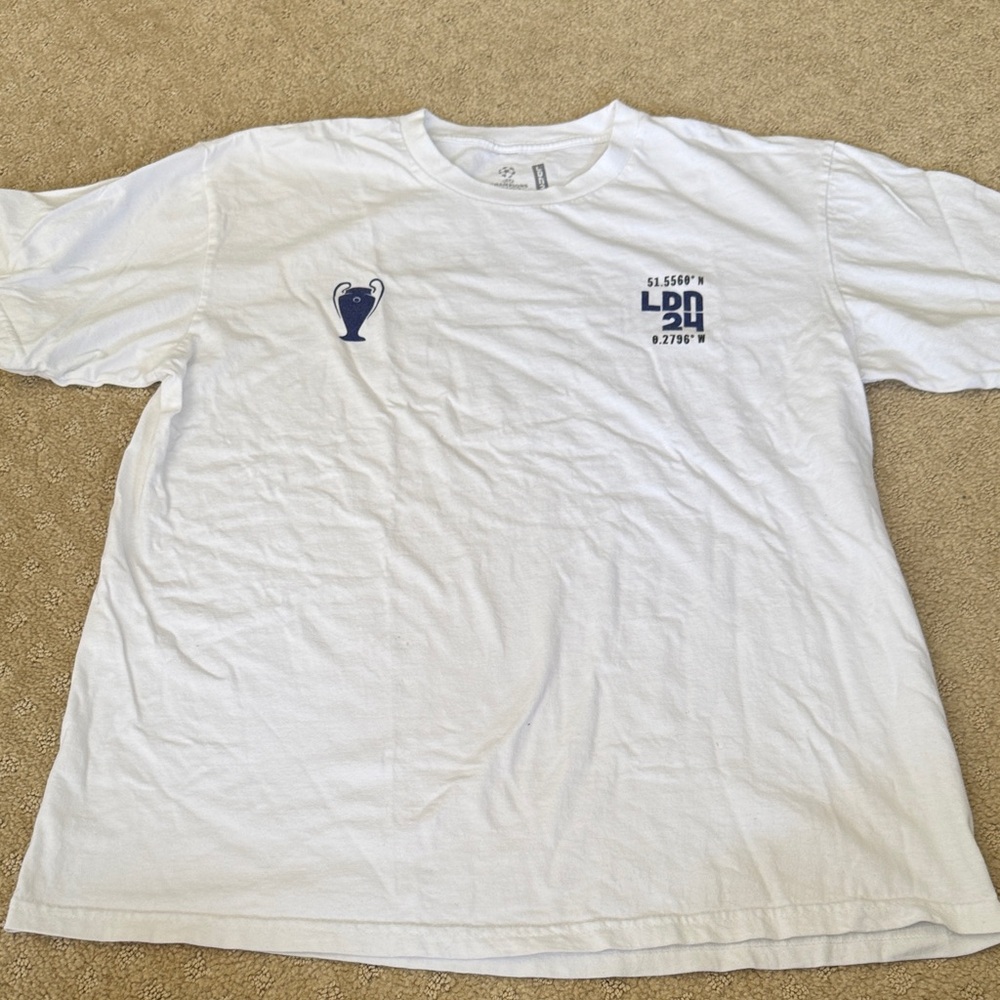 White FIFA world Cup London 2024 Graphic Men's T-Shirt